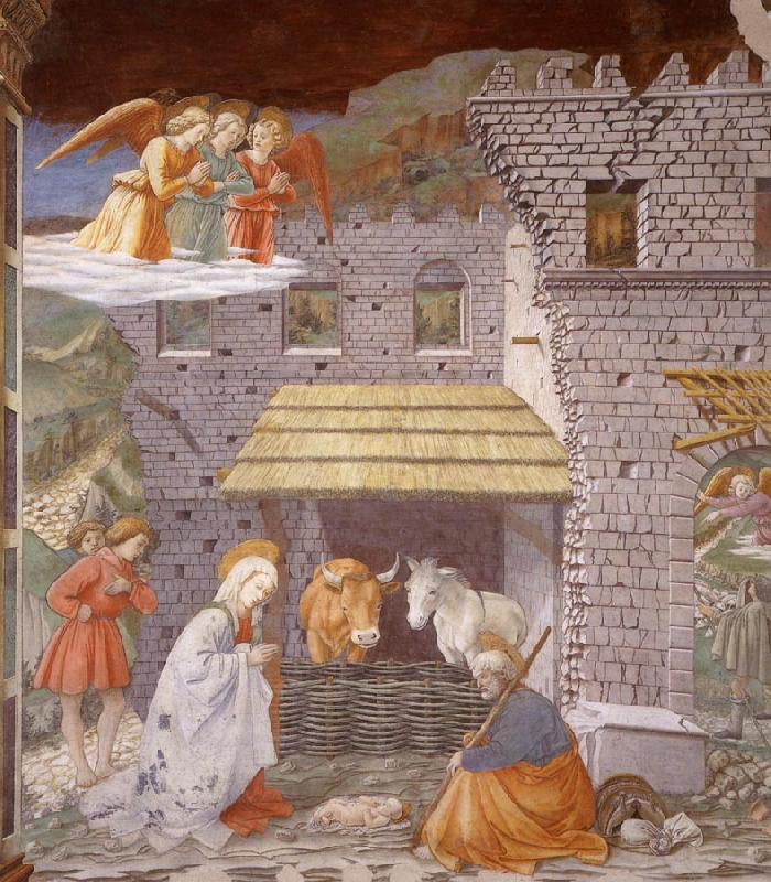 Fra Filippo Lippi The Nativity and Adoration of the Shepherds Germany oil painting art